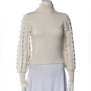 Autumn Cashmere Cream Turtleneck Sweater